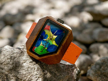 Cargar imagen en el visor de la galería, Reloj Juno  Orange  Flowers
