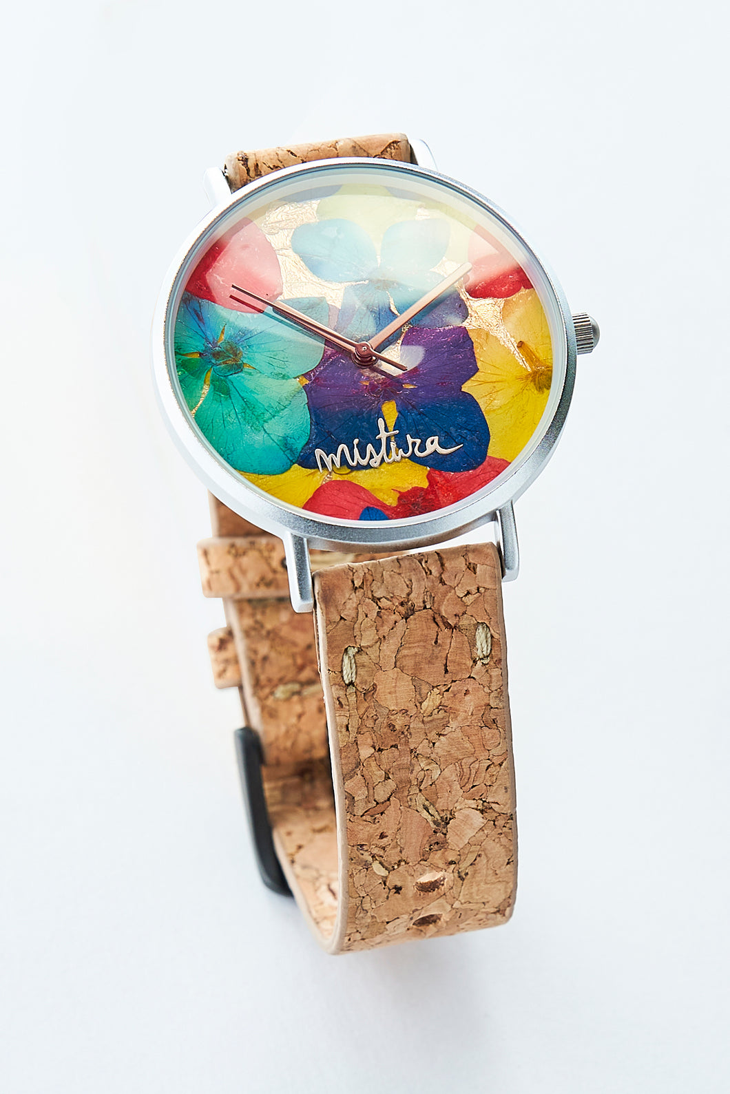 Reloj Manta Cork Flowers